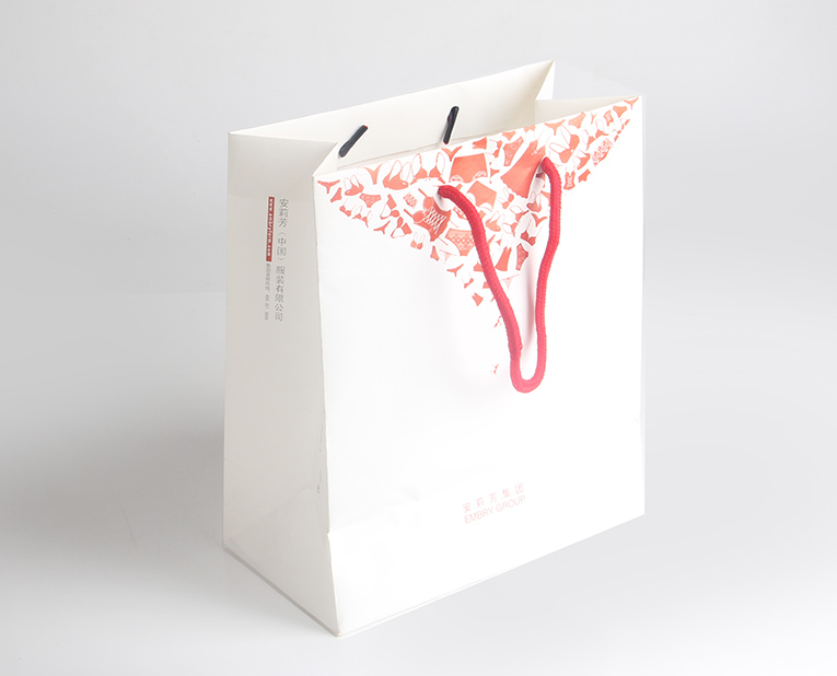 純潔、簡(jiǎn)約圣誕手提袋